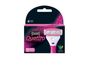 Wilkinson Sword Cap de rezervă Wilkinson Quattro for Women 3 buc