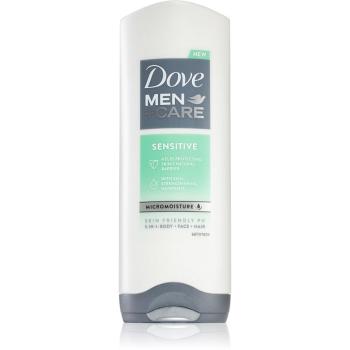 Dove Men+Care Sensitive gel de dus pentru față, corp și păr pentru barbati 250 ml