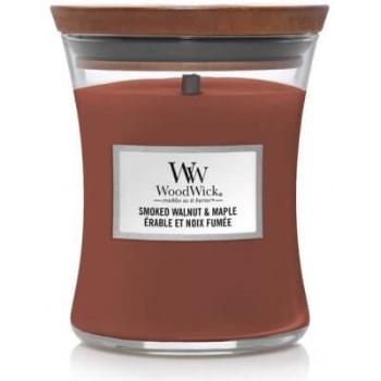 WoodWick Lumânare parfumată vază mare Smoked Walnut & Maple 275 g