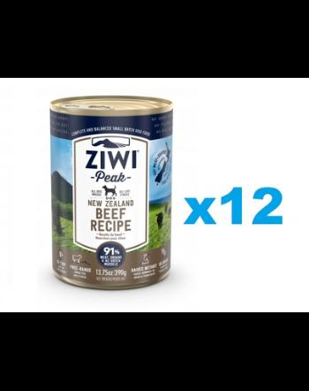 ZIWIPEAK Dog Beef conserva cu vita pentru caini 12 x 390 g