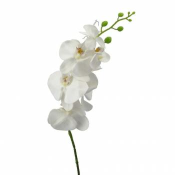 Phalenopsis artificial alb, 86 cm