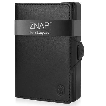 Slimpuro ZNAP, portofel subțire, 8 cărți, compartiment pentru monede, 8,9 × 1,5 × 6,3 cm (L × Î × l), protecție RFID