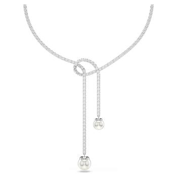 Swarovski Colier unic cu zirconi si perlă Swarovski Matrix 5692416