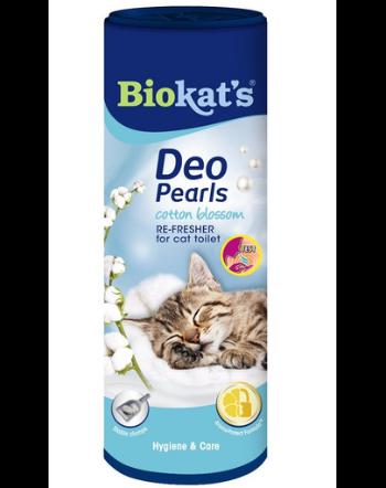 BIOKAT'S Deo Pearls Cotton blossom 700 g perle parfumate litiera pisica