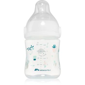 Bebeconfort Emotion Physio White biberon pentru sugari 0-6 m+ 150 ml