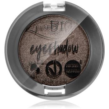 puroBIO Cosmetics Compact Eyeshadows fard ochi culoare 19 Intense Gray 2,5 g