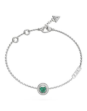 Guess Brățară delicată din oțel, decorată cu zirconi M`ama Non M`ama JUBB04668JWRHEM 14.5 cm