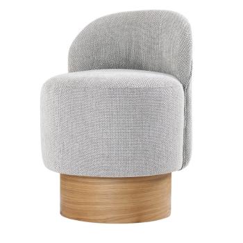 Barren Pouf Gri Taburet, gri