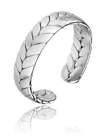 Marc Malone Inel deschis din oțel Oaklynn Silver Ring MCJ.R1023