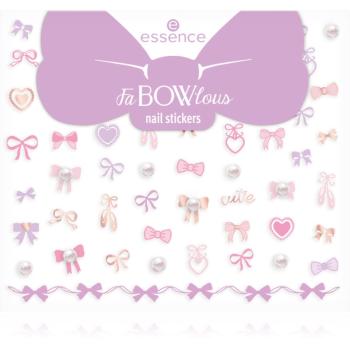 essence FaBOWlous folii autocolante pentru unghii 61 buc
