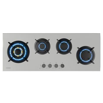 Klarstein Plită pe gaz Goldflame 4 Slim, 4 arzătoare, pentru gaz lichid sau natural