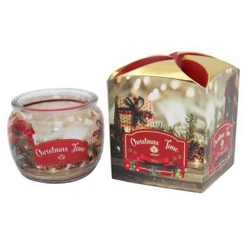 Arome Lumânare parfumată în sticlă Cranberry șiClove, 90 g