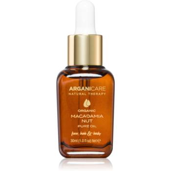 Arganicare Organic Macadamia Nut macadamia oil presat la rece 30 ml