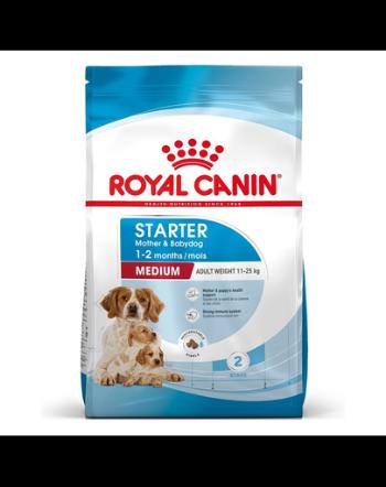 ROYAL CANIN Medium Starter Mother&amp;Babydog hrana uscata pentru catea mama si puii pana la 8 saptamani de talie medie 15 kg