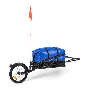 KLARFIT Follower, set de remorcă pentru biciclete, roată de 16", capacitate de încărcare 35 kg, geantă de transport de 120 l