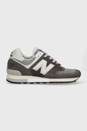 Tenisky New Balance Made in UK šedá barva
