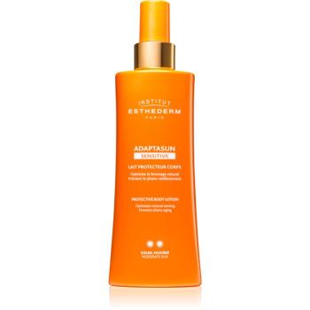 Institut Esthederm Adaptasun Sensitive Protective Body Lotion loțiune de protecție solară protectie medie impotriva razelor UV 200 ml