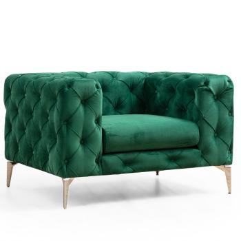 Fotoliu Como Verde, verde închis