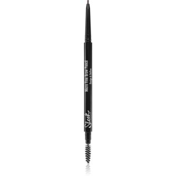 Sleek Micro-Fine Brow Pencil creion pentru sprâncene rezistent la apă cu pensula culoare Dark Brown 6,3 g