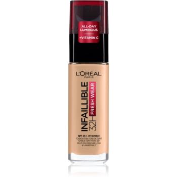 L’Oréal Paris Infaillible 32H Fresh Wear dlouhotrvající tekutý make-up odstín 120 Vanilla 30 ml