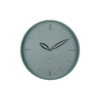 Karlsson 6012BL design ceas de perete albastru,diametru 40 cm