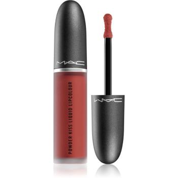 MAC Cosmetics Powder Kiss Liquid Lipcolour ruj lichid mat culoare Marrakesh-Mere 5 ml