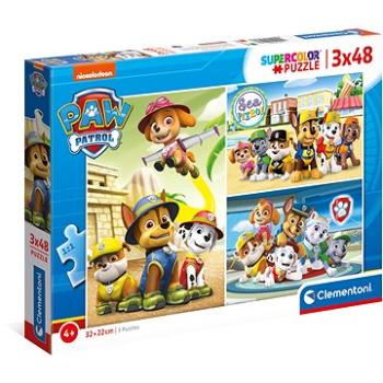 Clementoni Puzzle Labkova patrola: Kamaráti 3× 48 dielikov (8005125252626)