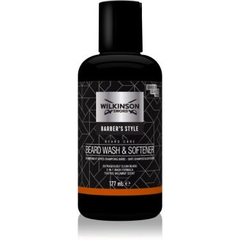 Wilkinson Sword Barbers Style Beard Wash & Softener șampon pentru barbă 177 ml