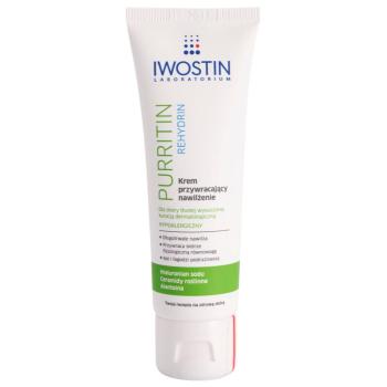 Iwostin Purritin Rehydrin cremă hidratantă pentru piele uscata si iritata in urma tratamentului antiacneic 40 ml