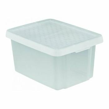 Cutie de depozitare Curver Essentials cu capac  16 l, transparentă