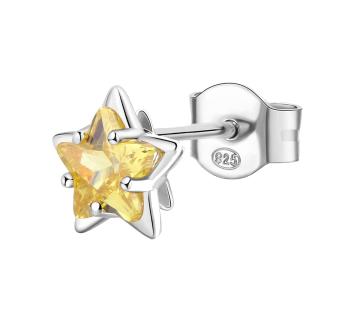 Brosway Cercel single din argint Stea Fancy Energy Yellow FEY84