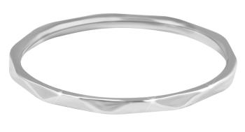 Troli InelMinimalistdin oțel cu un design fin Silver 60 mm