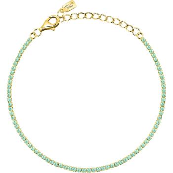 La Petite Story Brățară tenis placată cu aur cu zirconi Silver LPS05AWV61