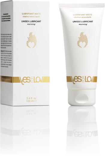 YESforLOV Gel lubrifiant care incălzește (Unisex Lubricant Warning) 100 ml