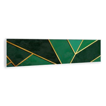 Klarstein Wonderwall Air Art Smart, încălzitor cu infraroșu, linie verde, 120 x 30 cm, 350 W