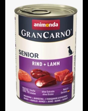 ANIMONDA Grancarno Senior Hrana umeda cu miel si vitel pentru caini senior 800 g