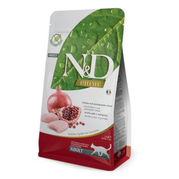 5kg N&D gabonamentes Adult csirke & gránátalma száraz macskatáp