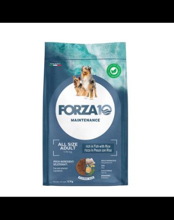 FORZA10 All Breeds Maintenance Fish Rice hrana caini de toate rasele 12 kg