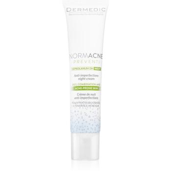 Dermedic Normacne Preventi crema de noapte impotriva imperfectiunilor pielii cauzate de acnee 40 ml