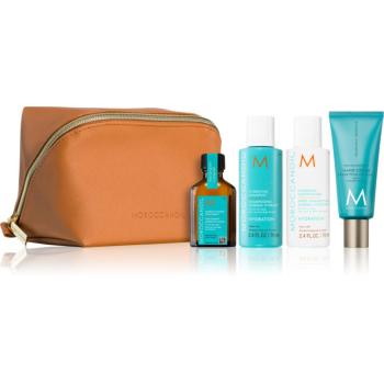 Moroccanoil Hydration Seturi pentru voiaj nutritie si hidratare geanta de cosmetice 1 buc