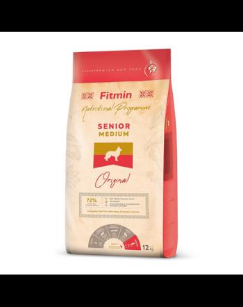 FITMIN Dog Medium Senior 12 kg Hrana fara gluten caini seniori talie medie