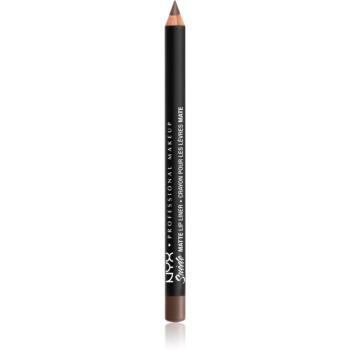 NYX Professional Makeup Suede Matte Lip Liner dermatograf mat de buze culoare 21 Brooklyn Thorn 1 g