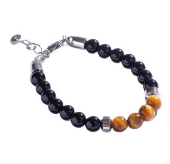 Marc Malone Brățară elegantă din mărgele cu ochi de tigru MCGB5021