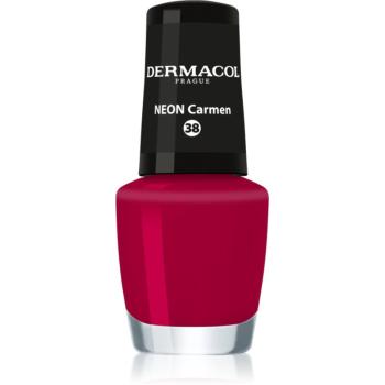 Dermacol Neon lac de unghii cu stralucire neon culoare 38 Carmen 5 ml