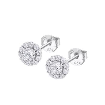 Lotus Silver Cercei argintii strălucitori cu zirconii limpezi LP1290-4 / 1