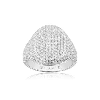 Sif Jakobs Inel distinctiv din argint cu zirconiu cubic Capizzi SJ-R42240-CZ 50 mm