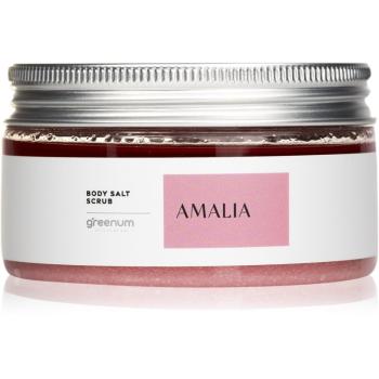 Greenum Salt Scrub sare pentru exfoliere pentru corp cu parfum Amalia 320 g