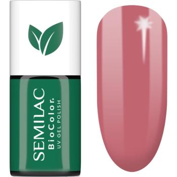 Semilac UV Hybrid BioColor unghii cu gel folosind UV / lampă cu LED culoare 717 Rose Pink Meadow 7 ml