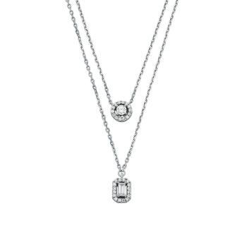 Michael Kors Colier dublu decent din argint Brilliance MKC1745CZ040