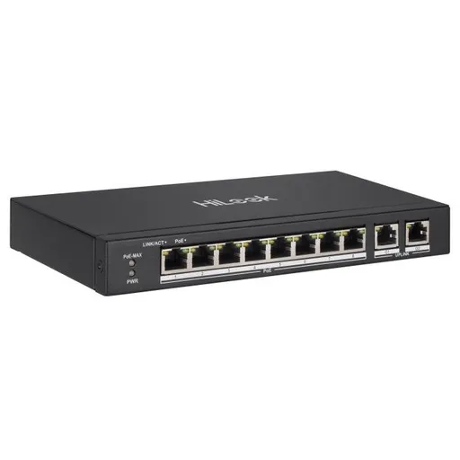 Switch de retea PoE HiLook NS-0310P-60 8 porturi PoE + 2 porturi uplink